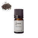 ブラックペッパー・エッセンシャルオイル/1ml【100% ピュア 天然 植物 リラックス 人気 香水ストレス緩和 高品質 無添加 精油 アロマ オイル 手作り コスメ 化粧品 手づくり 石鹸 石けん 原料 材料 素材 おすすめ】