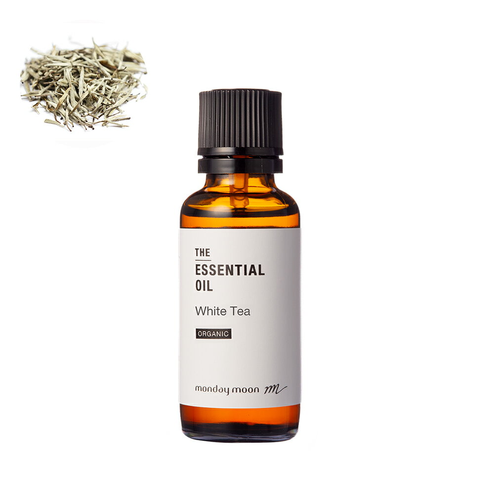 10%OFFセール ホワイトティー・エッセンシャルオイル・オーガニック／30ml（有機栽培・Organic） 100% ピュア 天然 植物 無添加 精油 アロマ オイル 香水 オーデコロン ルームスプレー ルームディフューザー