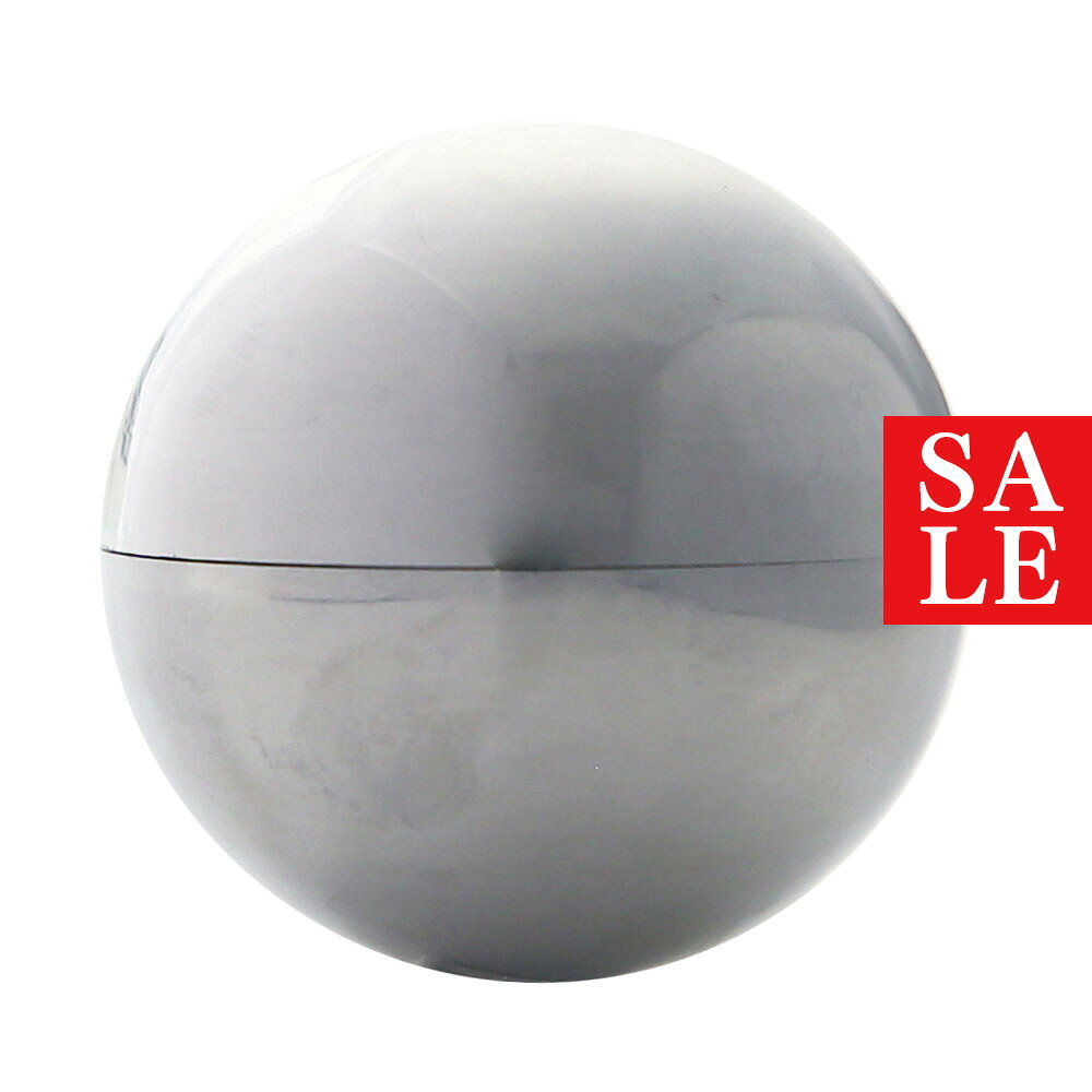 【10%OFFセール】バスボムモールド（ステンレス）／1個 器具 繰り返し使える 型 手作り お風呂 入浴剤 ハンドメイド 金属 まんまる 球体