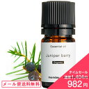 【タイムセール】【メール便送料無料】ジュニパーベリー精油・オーガニック/5ml天然 アロマ オイル 100% 無添加 高品質 エッセンシャルオイル 手作り コスメ 化粧品 手作り石鹸 石けん 原料 材料 素材