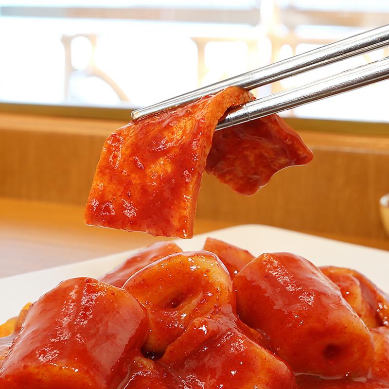 【韓国屋台グルメセット 総重量1.6kg】辛口トッポギ400g×2袋＋チャプチェ焼き餃子400g×2袋 冷凍 トッポギ 韓国餃子 韓国食品 韓国料理 おつまみ 夜食 ホームパーティー 簡単調理 mncorp-10000144 M&N Corporation サンプル画像3