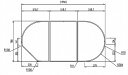 LIXIL(リクシル) INAX 風呂フタ・風呂ふたYFK-1680C(3) ・カラー ホワイト