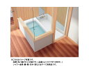 TOTO バスタブ ハーフバス08PYP200B_JK NW1●タイプ0 基本セット(浴槽形状ストレート)●1.25坪(1600X2000mm)サイズ●ドア折戸...