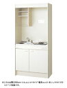 LIXIL ミニキッチン ●扉タイプ ●間口90cm ●IHヒーター100V DMK09LEWB(1/2)F100(L/R)