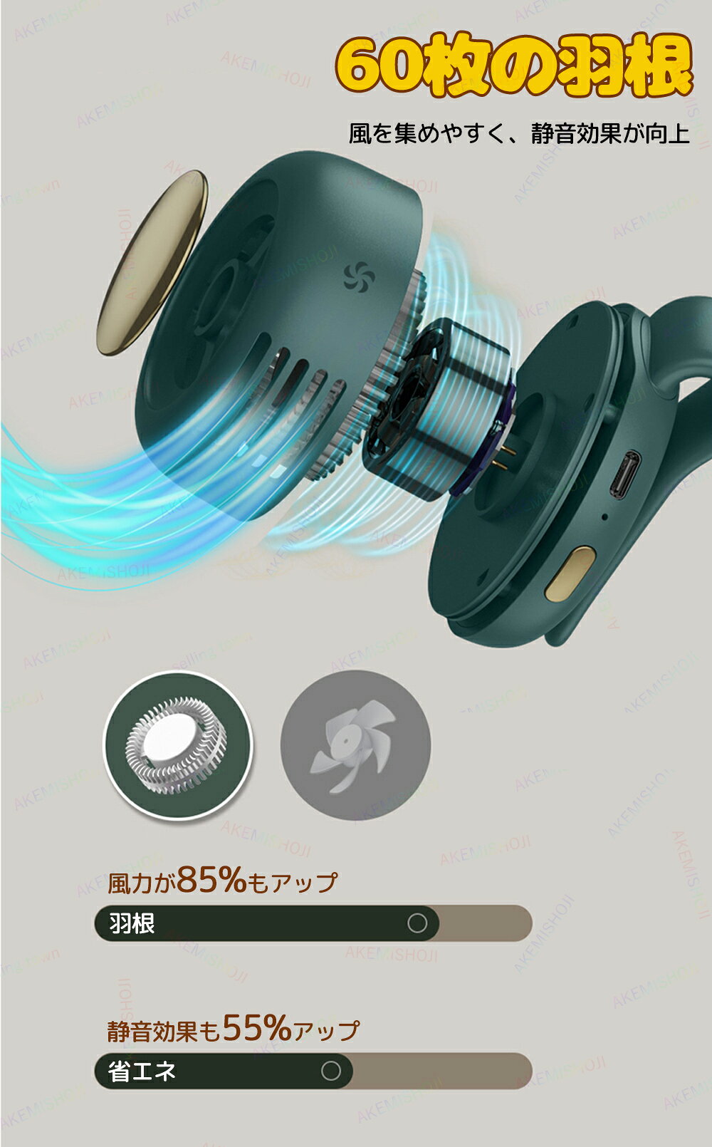 【10%OFF 7/11まで】クリップファン 扇風機 小型扇風機 クリップ式扇風機 クリップ...
