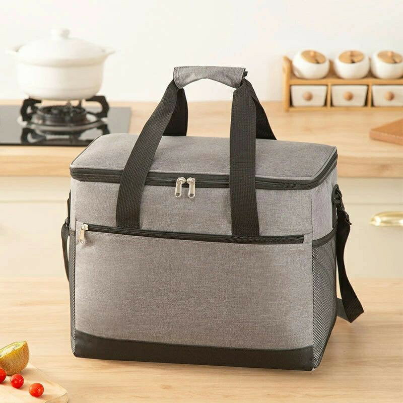 保温バッグ アルミ箔断熱 大容量 10L/17L/30L 保冷保温両用 ランチバッグ ピクニッ...