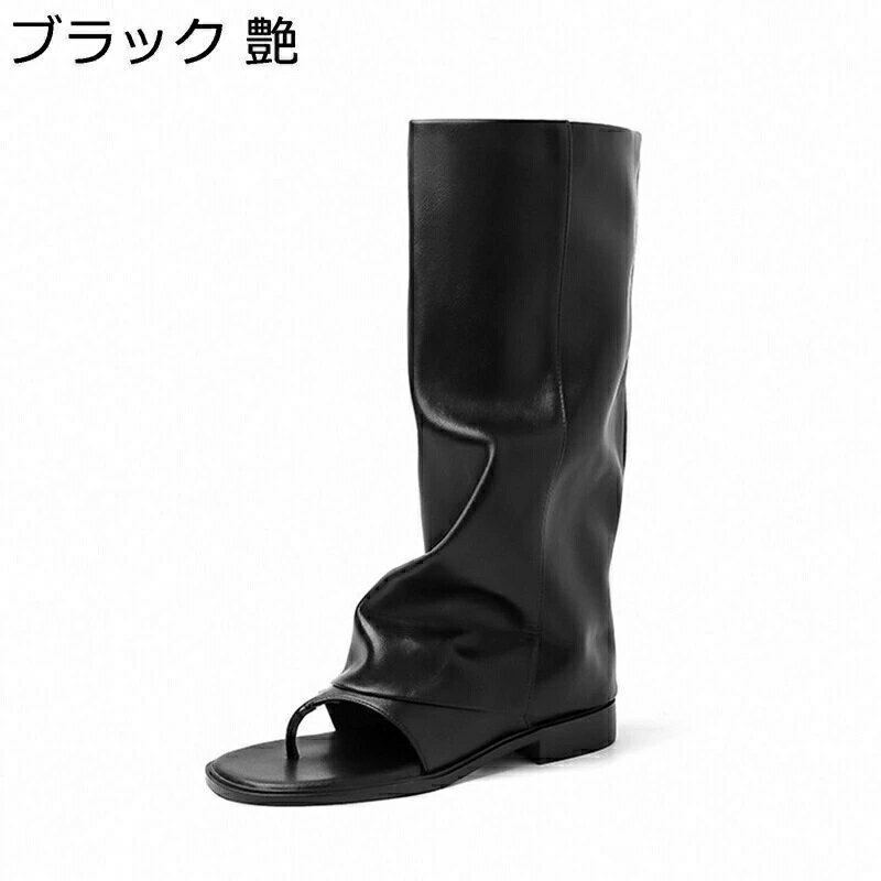 ブーツサンダル フラット ギャル クール オシャレ サンダルブー