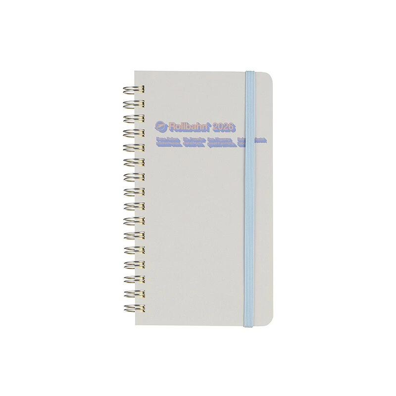 デルフォニックス 2026年 手帳 ロルバーン ダイアリー スリム [マンスリー] 10月始まり ドロップ ホワイト