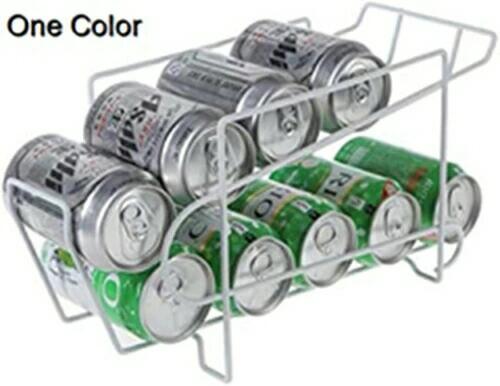缶収納ラック 冷蔵庫収納ラック 缶ストッカー キッチン収納 コンパクト 最大350の10缶収納 二重仕上げ..
