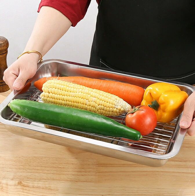 フライヤー セット 油切り 業務用 油受け 網セット 揚げ物 天ぷらバット フライヤー用油切り取り外し可..