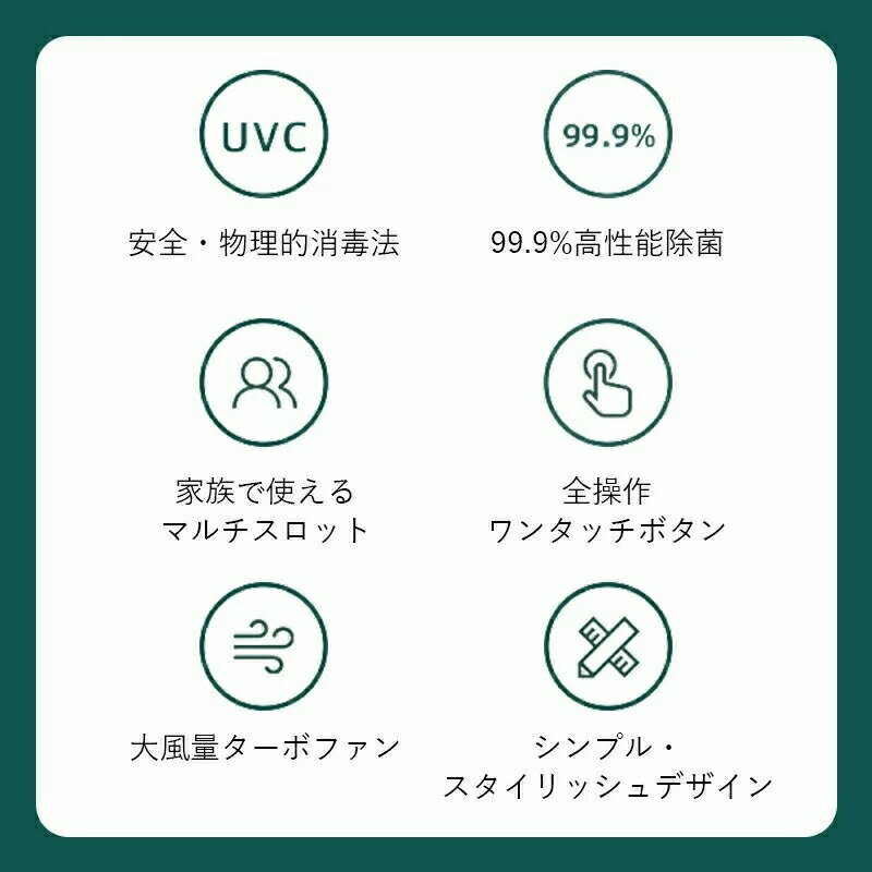 歯ブラシ 除菌 乾燥 歯ブラシ除菌器 UV除菌 空気循環 壁掛け式 カビ防止 歯ブラシ...