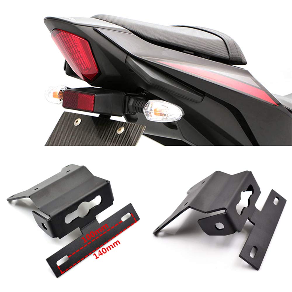 Alessi - フェンダーレスキット ブラック ナンバープレートホルダー GSX250R (DN11A) 8BK-DN12B に適用