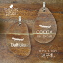 【 BLACK FRIDAY中 P5倍 】 迷子札 【 レオパードゲッコー 】 ビーンズ グラス ペット グッズ アンブレラマーカー 名前 極小 ネームプレート...