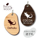 【 BLACK FRIDAY中 P5倍 】 迷子札 【 フトアゴヒゲトカゲ 】 ビーンズ ウッド ペット グッズ アクリル アンブレラマーカー 名前 極小 ネー...