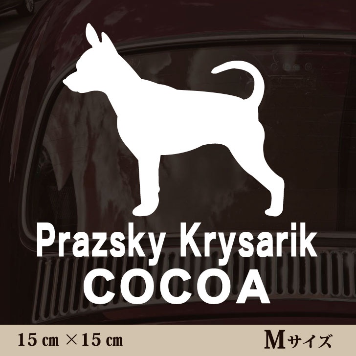 【 BLACK FRIDAY中 P5倍 】 車 ステッカー 【 プラシュスキークリサジーク 】Mサイズ ペット カー ペッ..