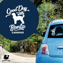 デザイン カーステッカー 【 キャバプー 】 車 ステッカー シール ペット プレゼント 記念 贈り物 カッティングシート オーダーメイド リア ガラス おしゃ...