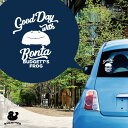 【 BLACK FRIDAY中 P5倍 】 デザイン カーステッカー 【 バジェットガエル 】 車 ステッカー シール ペット プレゼント 記念 贈り物 カッテ...