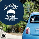 【 BLACK FRIDAY中 P5倍 】 デザイン カーステッカー 【 ケヅメリクガメ 】 車 ステッカー シール ペット プレゼント 記念 贈り物 カッティ...