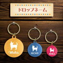迷子札 【 チワワ スムース 】 ドロップネーム 名入れ グッズ ペット 名札 軽量 極小 軽い ネームタグ かわいい おしゃれ 首輪 犬