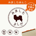 【 マラソン中 P5倍 】みました はんこ 【 チベタンスパニエル 】 スタンプ ゴム印 評価印 見ました 先生 プレゼント かわいい イラスト ペット グッズ ききました オーダー 名前 犬