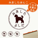 みました はんこ 【 ミニチュアプードル 】 スタンプ ゴム印 評価印 見ました 先生 プレゼント かわいい イラスト ペット グッズ ききました オーダー 名...