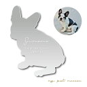 うちの子ミラー 犬 猫 ギフト グッズ ペット mo-u-ra 写真 オーダーメイド 世界に一つ メモリアル メッセージ インテリア 鏡 壁掛け 軽量 ミラー ...