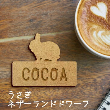 【送料無料】 名札【うさぎ ネザーランドドワーフ】 かわいい ネームプレート バッジ バッチ ペット 小動物 グッズ プレゼント 映え 映える ギフト 彫刻 安い 人気 お散歩 バッグ バック 木製キャリーバッグ スリング ドッグスリング