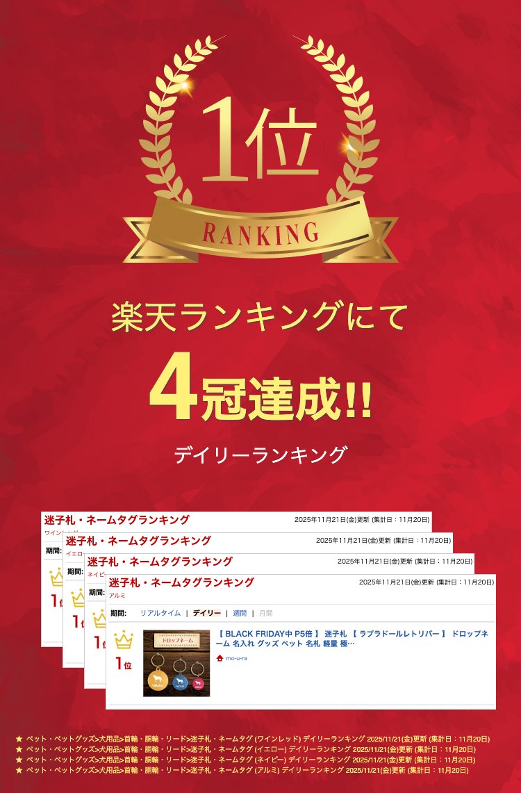 迷子札 【 ラブラドールレトリバー 】 ドロップネーム 名入れ グッズ ペット 名札 ...