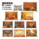 背景布 撮影用 背景シート 犬 かわいい 秋 Leaves W120×H80cm W150×H100cm 撮影用 背景布 インスタ 柄 背景スクリーン タペストリー ペット写真 記念日 オータム 落ち葉 かぼちゃ 撮影小物 猫 うさぎ ペット 写真撮影 お出かけ