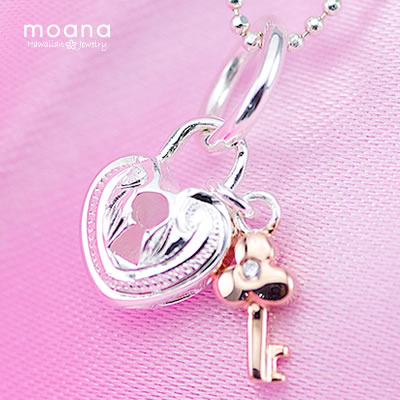 ハワイアンジュエリー ネックレスチェーン シルバー925 ハートのキー ペンダント レディース あす楽 モアナ 送料無料 ジュエリー レディース 人気 おすすめ...