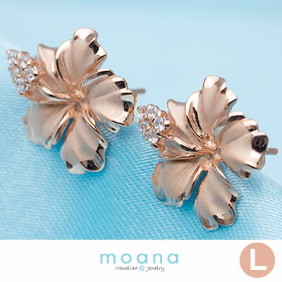 ハワイアンジュエリー ピアス シルバー バレンタイン 2021 送料無料 シルバー925 ハイビスカス ジルコニア5粒入 ハワイアンジュエリー あす楽 プレゼント メンズ レディース お買い物マラソン クーポン 買い回り ポイント消化 moanahawaii格安通販　バレンタイン　人気　ランキング