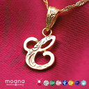 ハワイアンジュエリー ネックレス イニシャル ネックレス 14k K14 イエローゴールド ペンダント ネックレスチェーン レディース ギフト プレゼント あす...