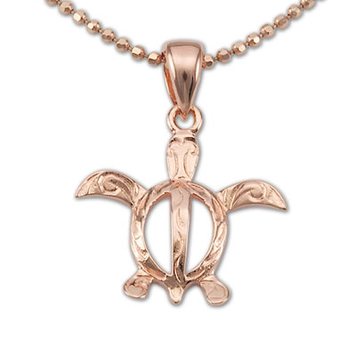 ハワイアンジュエリー カメ ネックレス ホヌ ネックレス ペトログリフ シルバー925 ピンクゴールド ペンダント メンズ レディース あす楽 送料無料 モアナ...