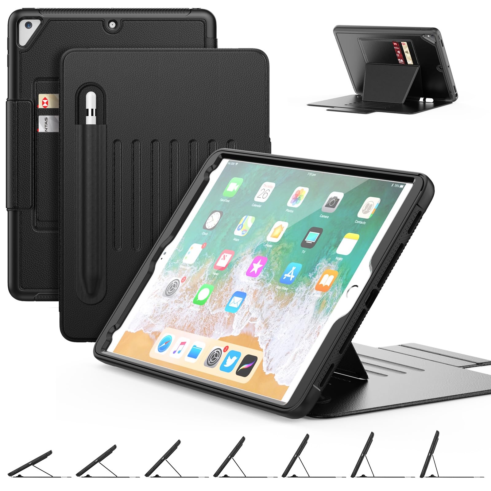 Timecity iPad 6/ 5/ Air2/ Pro 9.7  Ѿ׷ 7ʳ  iPad 9.7...