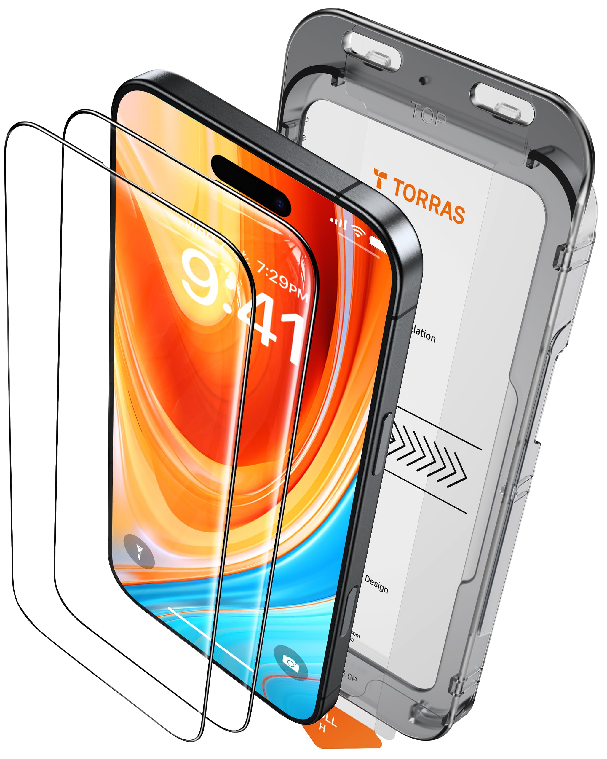 Ʒʡ̤ΤˡTORRAS iPhone 16 Pro  饹ե ݸ ɻ ˺ٹ 9Hۤ ...