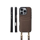 COGURE コグレ iPhone16ProMax ケース ショルダーストラップ 本革 カード収納 落下防止 耐衝撃 ギフトボックス付き COPGCS エトープ...