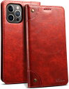 JCGOOD iPhone 16 Pro ケース 手帳型 カード収納 アイフォン 16 Pro カバー 手帳 カード入れ 財布型 スタンド機能 マグネット式 本革 レザー スマホケース 軽量 薄型 防塵 耐衝撃 保護 携帯ケース ア