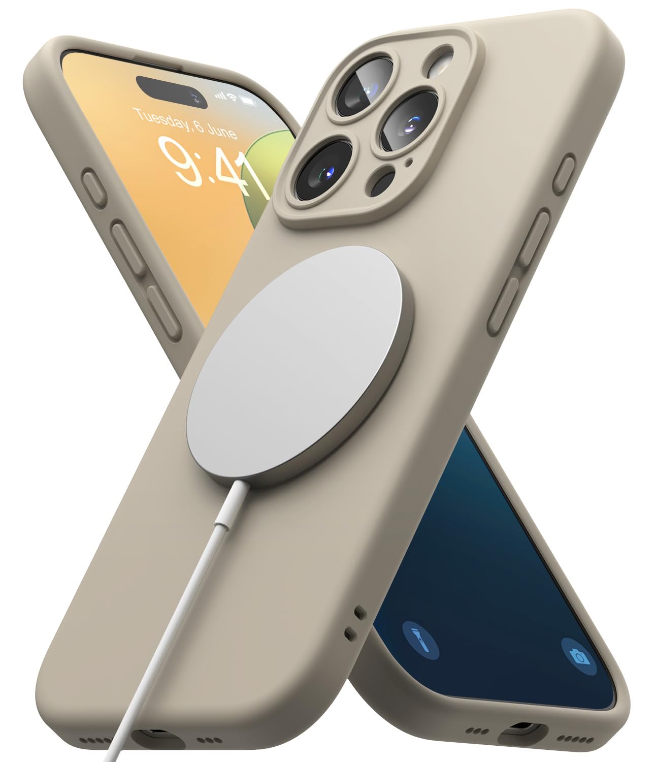 RingkeiPhone 16 Pro  SILICONE MAGNETIC վꥳǺ ɻ Ѿ׷ ̥ ...