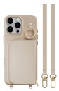 【MagEasy】 iPhone 16 Pro Max 対応 ケース MagSafe 対応 ショルダー ストラップ 付き カード 収納 レザー スマホケース カ...