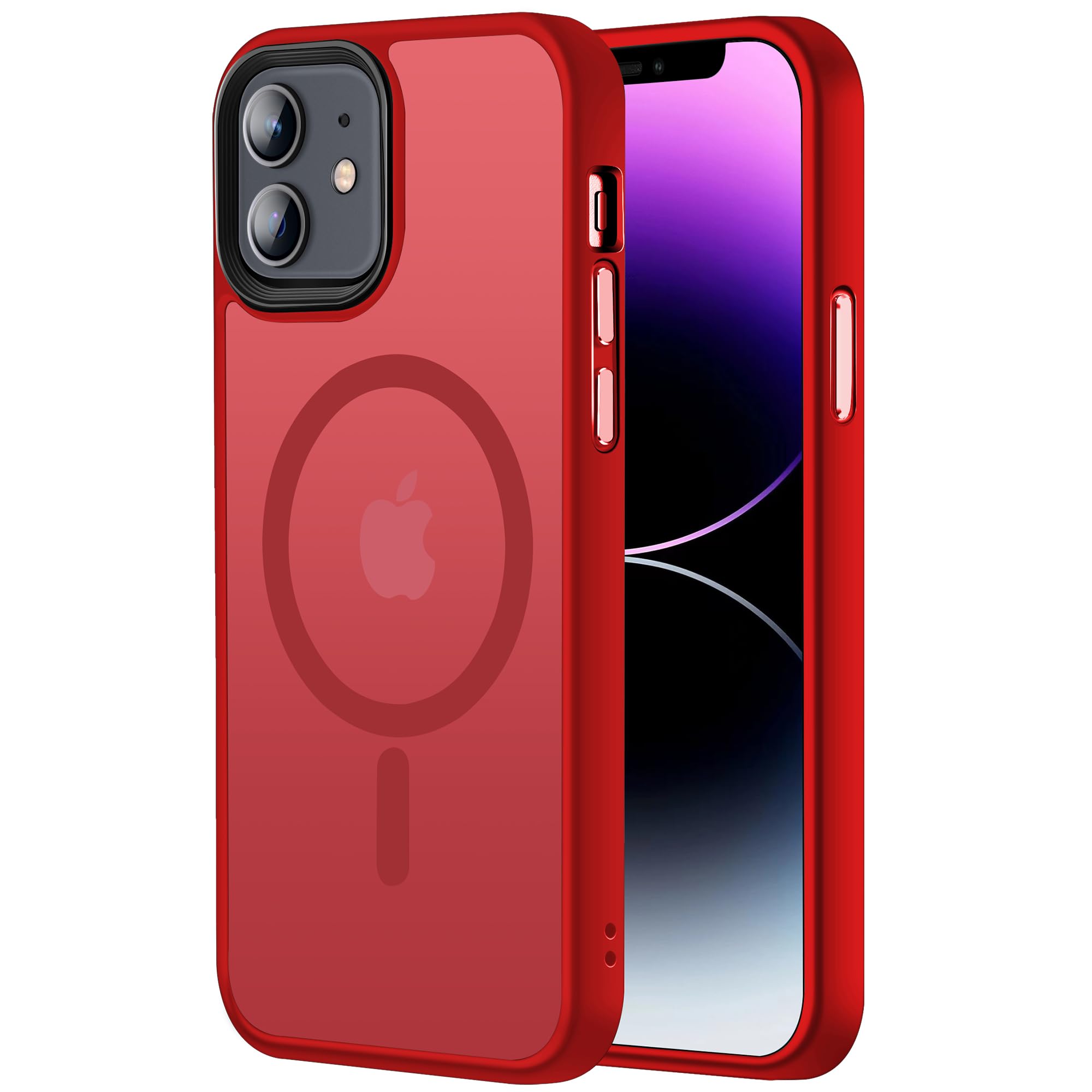 ƷʡMagSafeбGtsoho iPhone 12 / 12 Pro   ȾƩ ޥͥå Ѿ׷ ޥåȴ ...