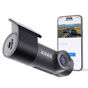 KAWA ドライブレコーダー 解像度2K 暗視機能を強い 音声コントロール 超小型任意取付 スマトフォン連動 360°回転 WI-FI対応 駐車監視 動体検知 Gセンサー 常時録画 緊急録画 衝撃録画 全国LED信