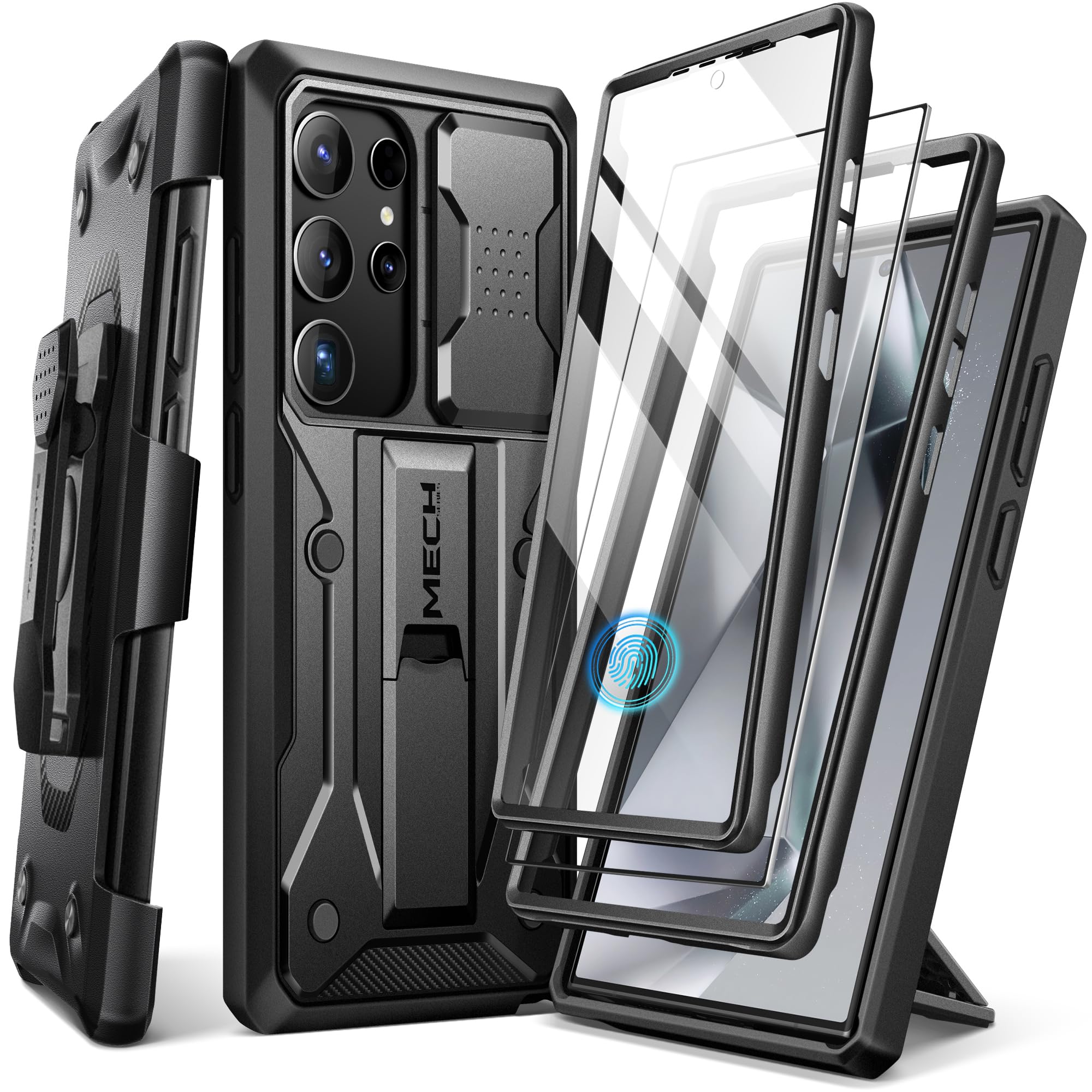 Tongate Samsung Galaxy S24 Ultraڥ饤ɼ饫С꡼ץƥ¢ۡ2ĤΥե...