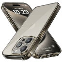 NIMASO ケース iPhone15Pro用 クリア ケース 黄変防止 耐衝撃 米軍MIL規格 SGS認証 PC背面 傷つけ防止 バンパー ワイヤレス充電対応 ストラップホール付き アイフォン15プロ対応 スマホケース ブラ