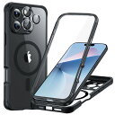 【全面耐衝撃・Magsafe対応】 ESR iPhone 16 Pro Max ケース カメラコントロール 全面耐衝撃 MagSafe いPhone16ProMax ケース 個別レンズ保護フィルム1セット iPhone16Pro Max 用マグネットスマホケース Armorシ