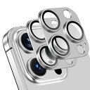 AUNEOS iPhone 16 Pro/iPhone 16 Pro Max 用 カメラレンズ カメラ保護対応 アイフォン 16 プロ / 16 プロ マックス カメラカバー ぴったりフィット一体感 アルミ合金+9H強化ガラス 耐衝撃 高透過率 指紋