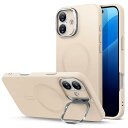 【デザイン受賞シリーズ!】ESR iPhone 16 Plus ケース カメラコントロール スタンド付きシリコンケース MagSafe対応 軍用規格保護 カメラ隠れスタンド内蔵 iPhone 16 Plus用マグネットスマホケース C