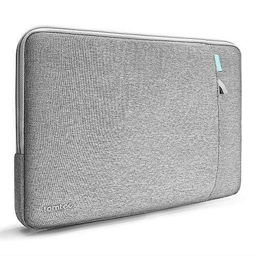 tomtoc 360° 保護 耐衝撃 スリーブ Microsoft Surface Pro 6 / 5 / 4 / 3 | MacBook Air 11.6インチ対応 ウルトラブック ノートパソコン ラップトップ タブレット インナーケース 撥水加工 (グレー) 12.3インチ - Surface Pro