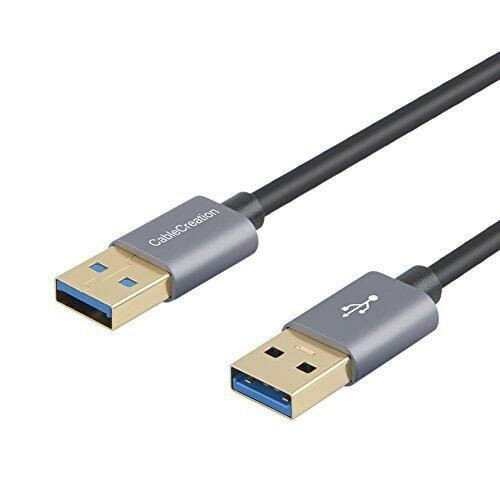 USB 3.0P[u CableCreation USB 3.0 A (IX) - (IX) USB to USBP[u HDDGN[WAJA菑{[hAWG[^[ȂǑΉ Xy[XO[ 1m
