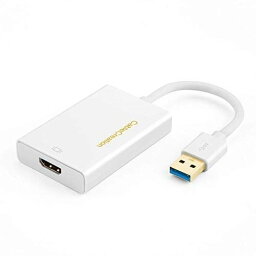 CableCreation USB 3.0 HDMI アダプタ DisplayLinkチップセット 2560x1440対応 Windows/Mac対応 ホワイト