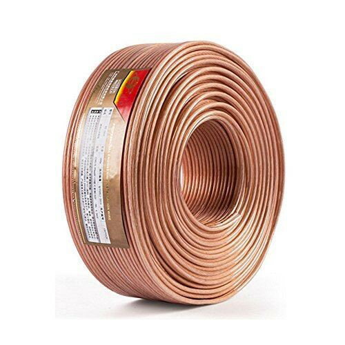 スピーカーケーブル スピーカーコード オーディオケーブル 高純度OFC (10m, 1.28mm2)